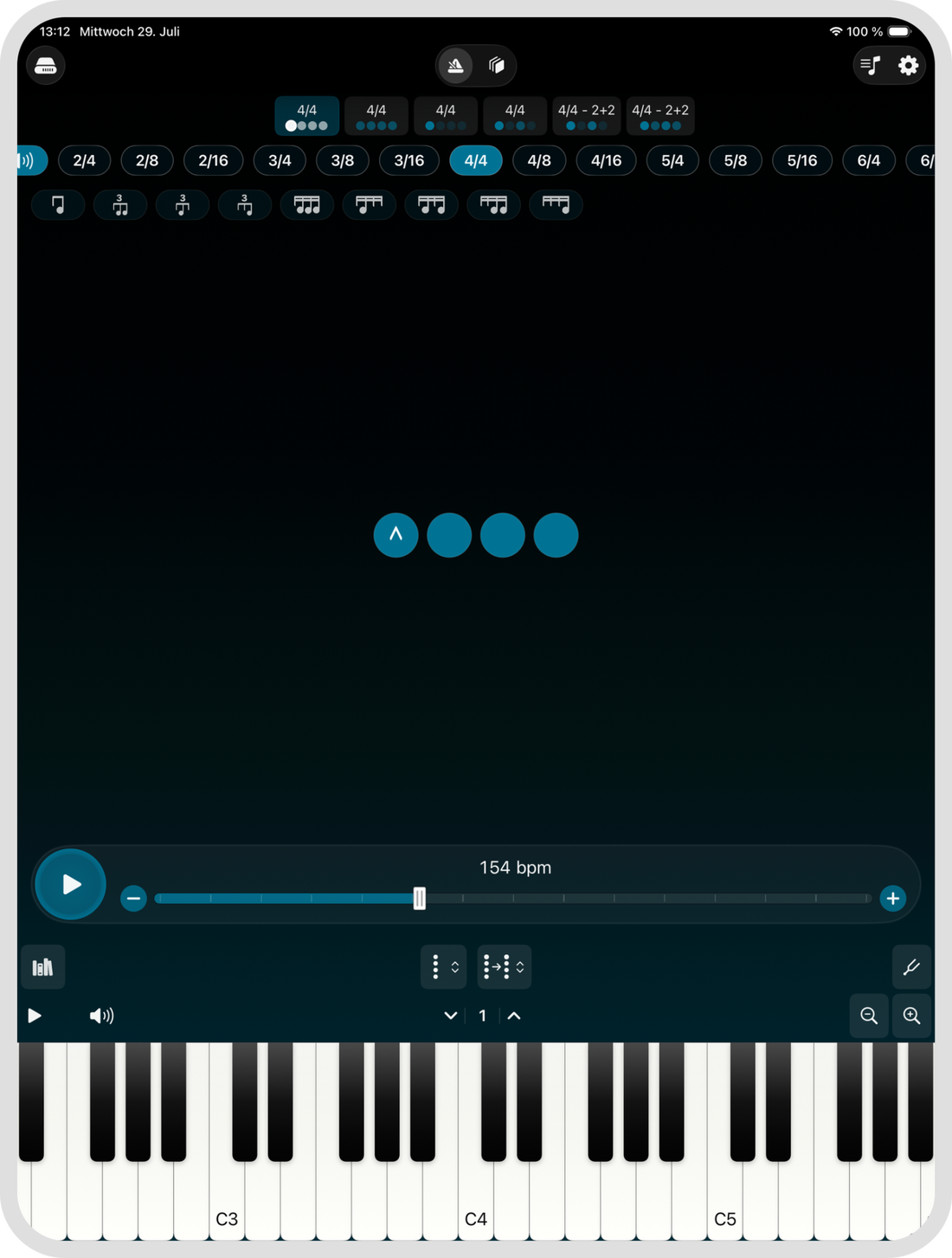 iPracticeMax auf dem iPad